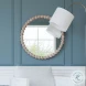 Zeena Whitewash Wall Mirror