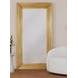Queenie Gold Rectangular Floor Mirror