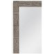 Newton Bone and Black Rectangular Floor Mirror