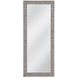 Newton Bone and Black Rectangular Floor Mirror