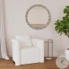 Sceptre Gray And White Wall Mirror