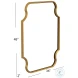 Lyenda Gold Leaf Wall Mirror