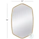 Chari Gold Leaf Wall Mirror