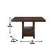 Yorktown Espresso Counter Height Dining Table