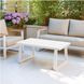 Welt White Outdoor Coffee Table