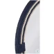 Helm White And Navy Wall Mirror