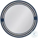 Helm White And Navy Wall Mirror