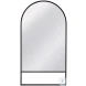 Kai Matte Black Floor Mirror