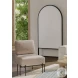 Kai Matte Black Floor Mirror
