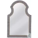 Martens Black And Cream Wall Mirror