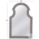 Martens Black And Cream Wall Mirror