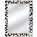 Macari Black And Cream Wall Mirror