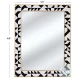 Macari Black And Cream Wall Mirror