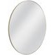 Eltham Ant Gold Round Wall Mirror