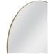 Eltham Ant Gold Round Wall Mirror