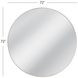 Eltham Ant Gold Round Wall Mirror