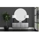 Eltham Ant Gold Round Wall Mirror