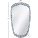 Maddox Distressed Gray Wall Mirror