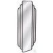 Gatsby Matte Black Wall Mirror
