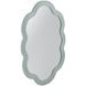 Arianna Matte Light Blue Free Form Wall Mirror