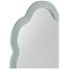 Arianna Matte Light Blue Free Form Wall Mirror