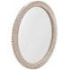 Claire Natural Round Wall Mirror