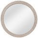 Claire Natural Round Wall Mirror