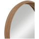Marcella Natural Round Wall Mirror