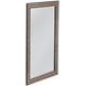 Stepford Black and Cream Rectangular Wall Mirror