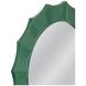 Altair Rich Green Round Wall Mirror