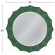 Altair Rich Green Round Wall Mirror
