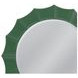Altair Rich Green Round Wall Mirror
