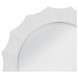 Altair Glossy White Round Wall Mirror