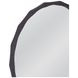 Evageline Charcoal Gray Round Wall Mirror