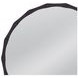 Evageline Charcoal Gray Round Wall Mirror