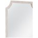 Hendrix Distressed White Rectangular Wall Mirror