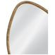 Margot Warm Gold Bronze Free Form Wall Mirror