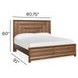 Callisto Bourbon Brown California King Panel Bed