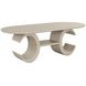 Gwendolyn Cerused Taupe 86" Oval Dining Table