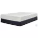 Chime White 10" Full Luxury Firm Mattress with Foundation