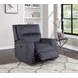 Lovell Gray Power Reclining Chair with USB Charging