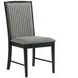 Skyline Gray Upholstered Dining Side Chair Set of 2
