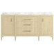 Eave Sundrenched Oak 76" 3 Drawer Credenza with Stone Top