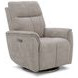 Mable Maze Tan Swivel Power Recliner with Power Headrest and Power Lumbar