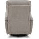 Mable Maze Tan Swivel Power Recliner with Power Headrest and Power Lumbar