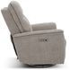 Mable Maze Tan Swivel Power Recliner with Power Headrest and Power Lumbar