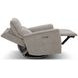 Mable Maze Tan Swivel Power Recliner with Power Headrest and Power Lumbar