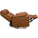 Mac Caleigh Sand Leather Swivel Glider Recliner