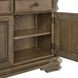 Denali Walnut 5 Door Server and Hutch with LED