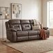 Madrona Dark Brown Double 85" Reclining Sofa